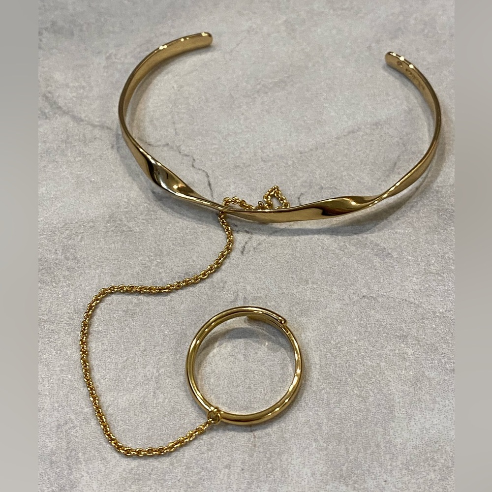 Stella and Dot bracelet ring set